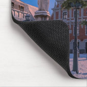 Tapis De Souris Carré de la mairie de Riga en hiver (Coin)