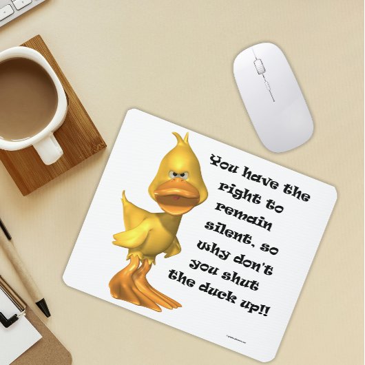 Tapis De Souris Carré de Rude Duck