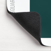 Tapis De Souris Carré - Dk Green et White (Coin)