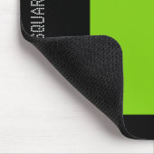 Tapis De Souris Carré - Martian Green et Noir (Coin)