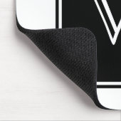 Tapis De Souris Carré noir Monogram Mousepad (Coin)
