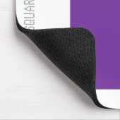 Tapis De Souris Carré - Raisin et blanc (Coin)