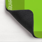 Tapis De Souris Carré - Tons verts (Coin)