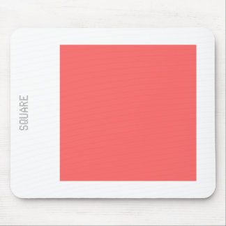Tapis De Souris Carré - Tropical rose et blanc
