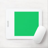 Tapis De Souris Carré - Vert clair et blanc (Avec souris)