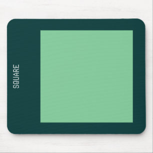Tapis De Souris Carré - Vert défraîchi et Vert noir