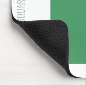 Tapis De Souris Carré - Vert et blanc de l'Armée (Coin)