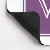 Tapis De Souris Carré violet Monogram Mousepad (Coin)