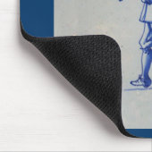 Tapis De Souris Carreaux bleus Delft - Modèle (Coin)