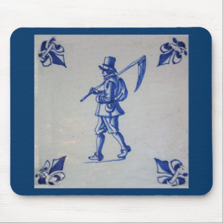 Tapis De Souris Carreaux bleus Delft - Modèle