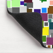 Tapis De Souris Carrés Abstraits (Coin)