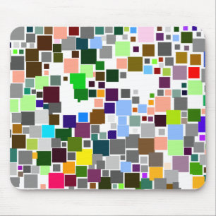 Tapis De Souris Carrés Abstraits