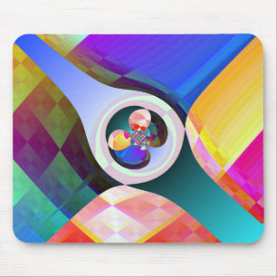 Tapis De Souris Carrés Abstraits Mousepad