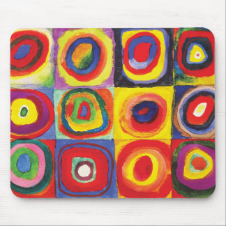 Tapis De Souris Carrés avec cercles concentrés Hiroaki Takahashi