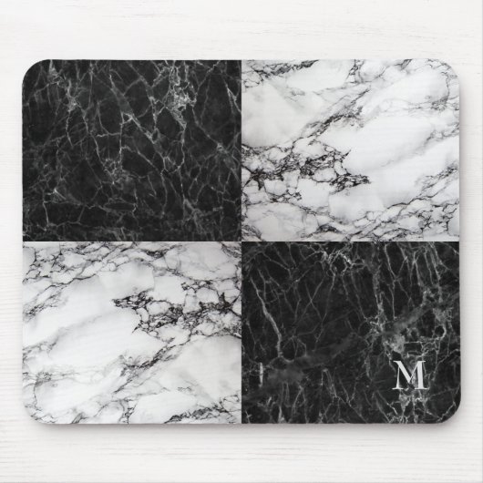 Tapis De Souris Carrés de pierre de marbre (Devant)