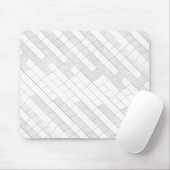 Tapis De Souris carrés en zigzag gris... (Avec souris)