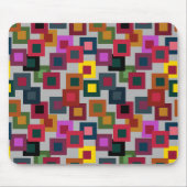 Tapis De Souris Carrés sombres sur la lumière (Devant)