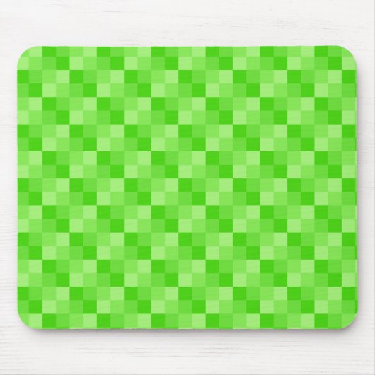 Tapis De Souris Carrés verts (Devant)