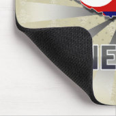 Tapis De Souris Carte 2,0 de drapeau du Népal (Coin)