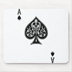 Tapis De Souris Carte Ace Poker
