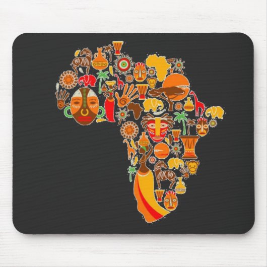Tapis De Souris Carte AFrican (Devant)