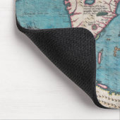 Tapis De Souris Carte antique de la Floride et du Cuba (Coin)