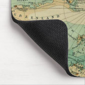 Tapis De Souris Carte antique de l'océan Arctique (Coin)