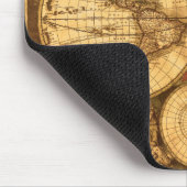 Tapis De Souris Carte antique du monde (Coin)