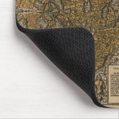 Tapis De Souris Carte antique du monde du classique 1531 par (Coin)