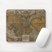 Tapis De Souris Carte antique du monde du classique 1531 par (Avec souris)