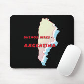 Tapis De Souris Carte Argentine (Avec souris)