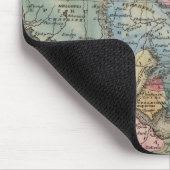 Tapis De Souris Carte Atlas de la Grèce en couleurs complètes (Coin)