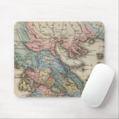 Tapis De Souris Carte Atlas de la Grèce en couleurs complètes (Avec souris)