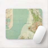 Tapis De Souris Carte Atlas de la Nouvelle-Zélande (Avec souris)