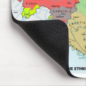 Tapis De Souris Carte Autriche-Hongrie de la diversité ethnique en (Coin)