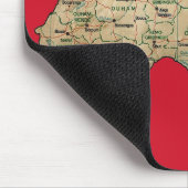 Tapis De Souris Carte Centrafrique Mousepad (Coin)