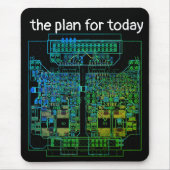 Tapis De Souris Carte circuit imprimé PCB Plan Platine-Chemise mit (Devant)