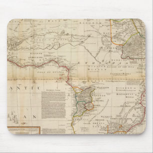 Tapis De Souris Carte composite de l'Afrique à la main