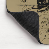 Tapis De Souris Carte Constellation Aries Hevelius 1690 (Coin)