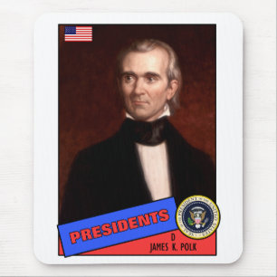 Tapis De Souris Carte de baseball de James K. Polk