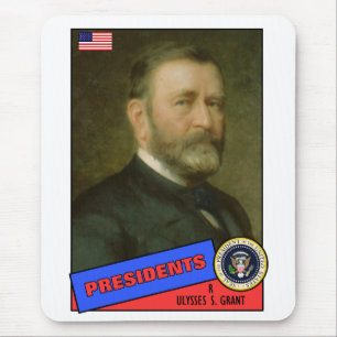 Tapis De Souris Carte de baseball d'Ulysses S. Grant