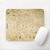 Tapis De Souris Carte de Charles V, carte de Mecia (Avec souris)