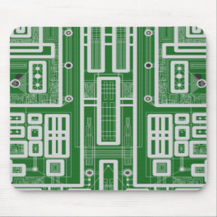 Tapis De Souris Carte de circuit géométrique
