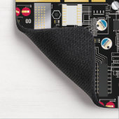 Tapis De Souris Carte de circuit noir (Coin)