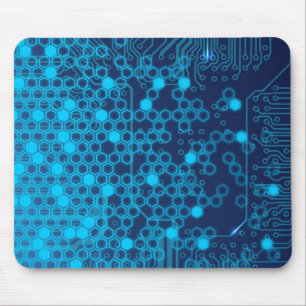 Tapis De Souris Carte de circuit papier peint haute technologie