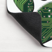 Tapis De Souris Carte de circuit Pawprint Dog (Coin)