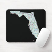 Tapis De Souris Carte de Floride Mousepad (Avec souris)