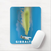 Tapis De Souris Carte de Gibraltar (Avec souris)