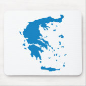 Tapis De Souris Carte de Grèce (Devant)