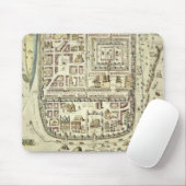 Tapis De Souris Carte de Jérusalem et des abords, de 'C (Avec souris)